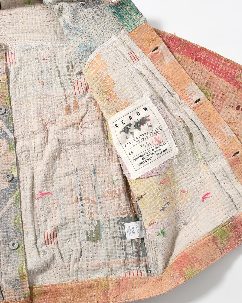 KANTHA QUILT TYPE-2.5 JACKET size:3 -TYPE:F-