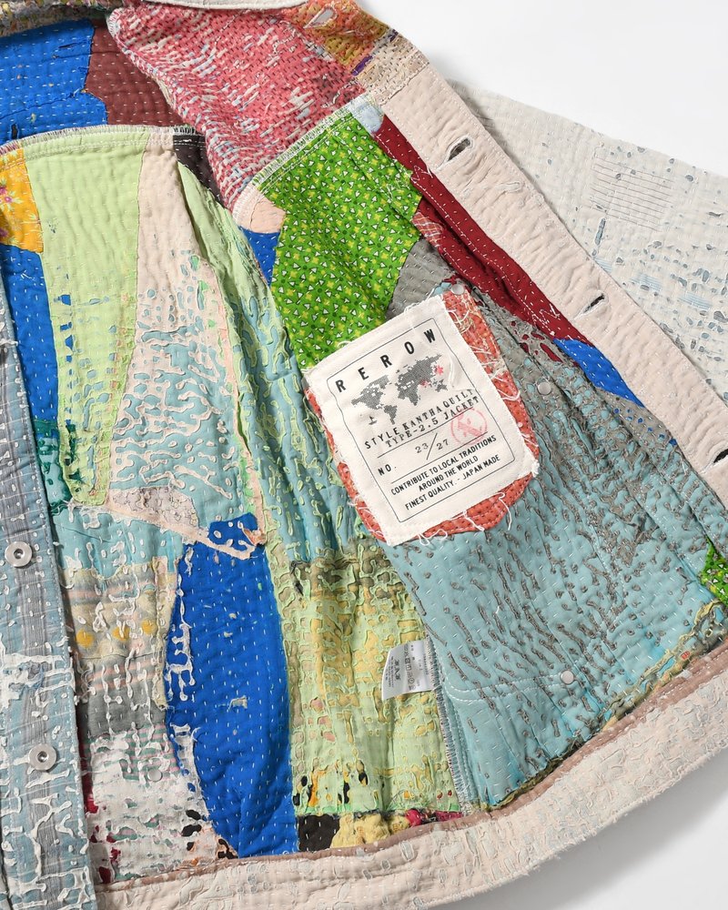 KANTHA QUILT TYPE-2.5 JACKET size:3 -TYPE:G-
