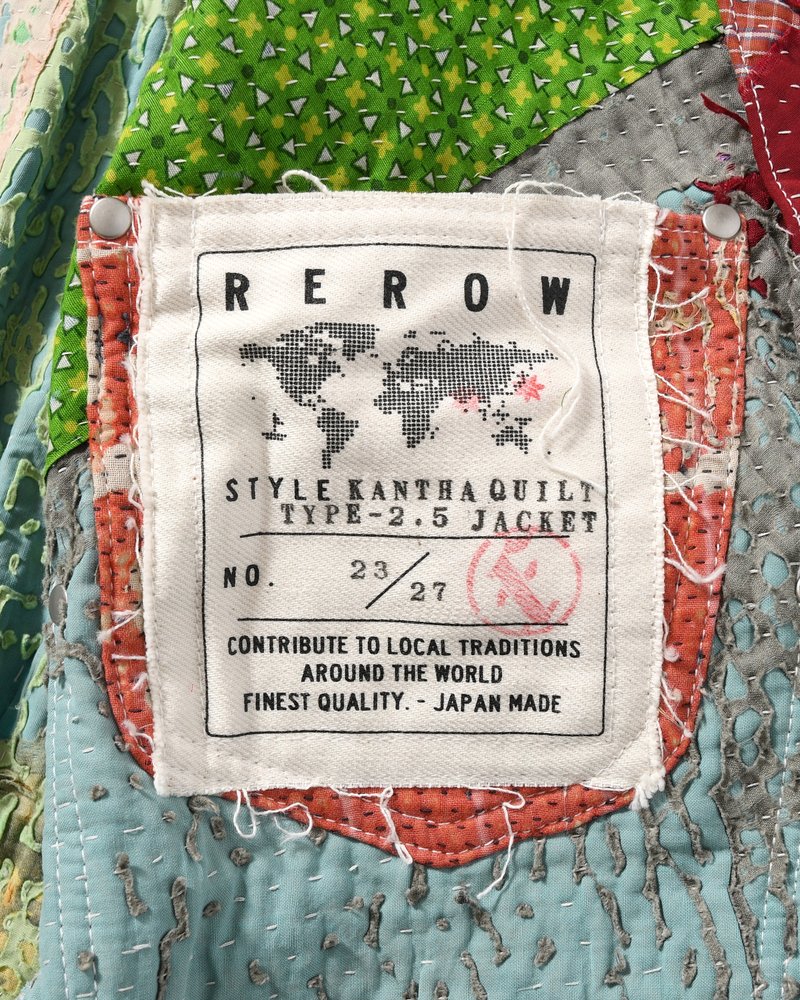 KANTHA QUILT TYPE-2.5 JACKET size:3 -TYPE:G-