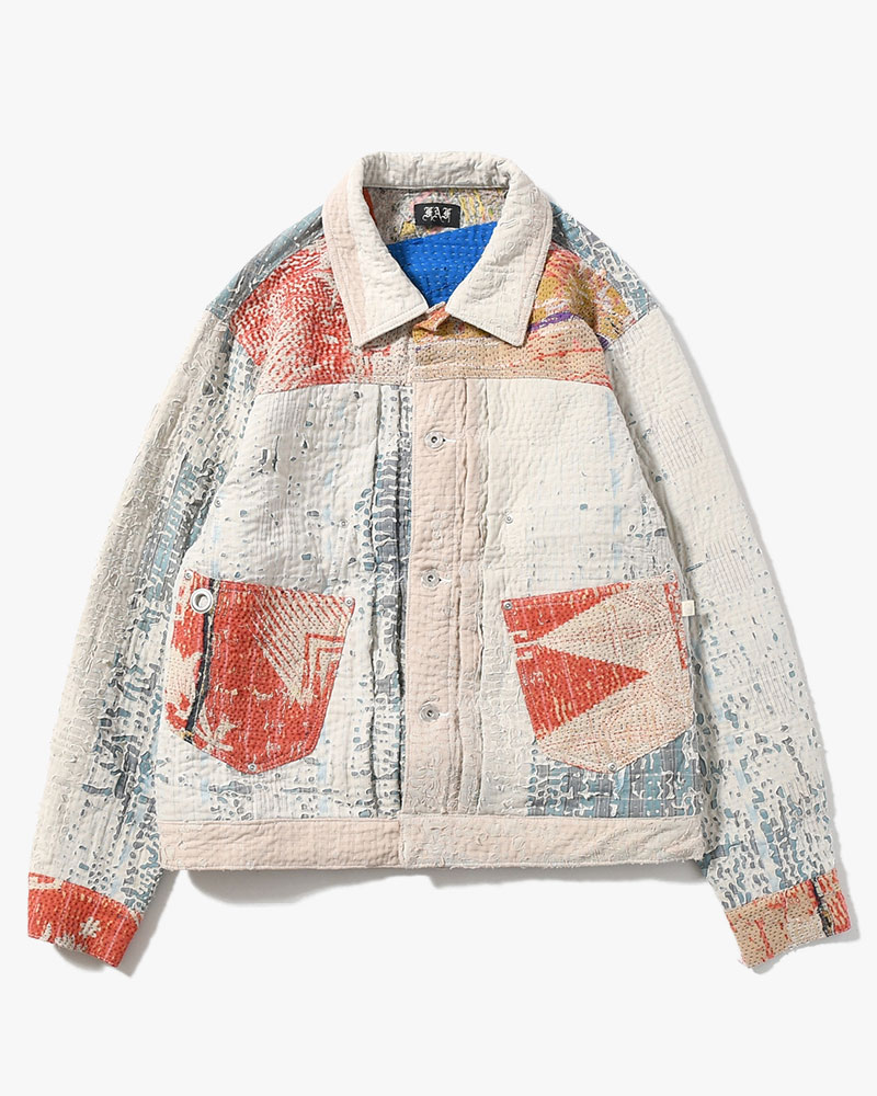 KANTHA QUILT TYPE-2.5 JACKET size:3 -TYPE:G-