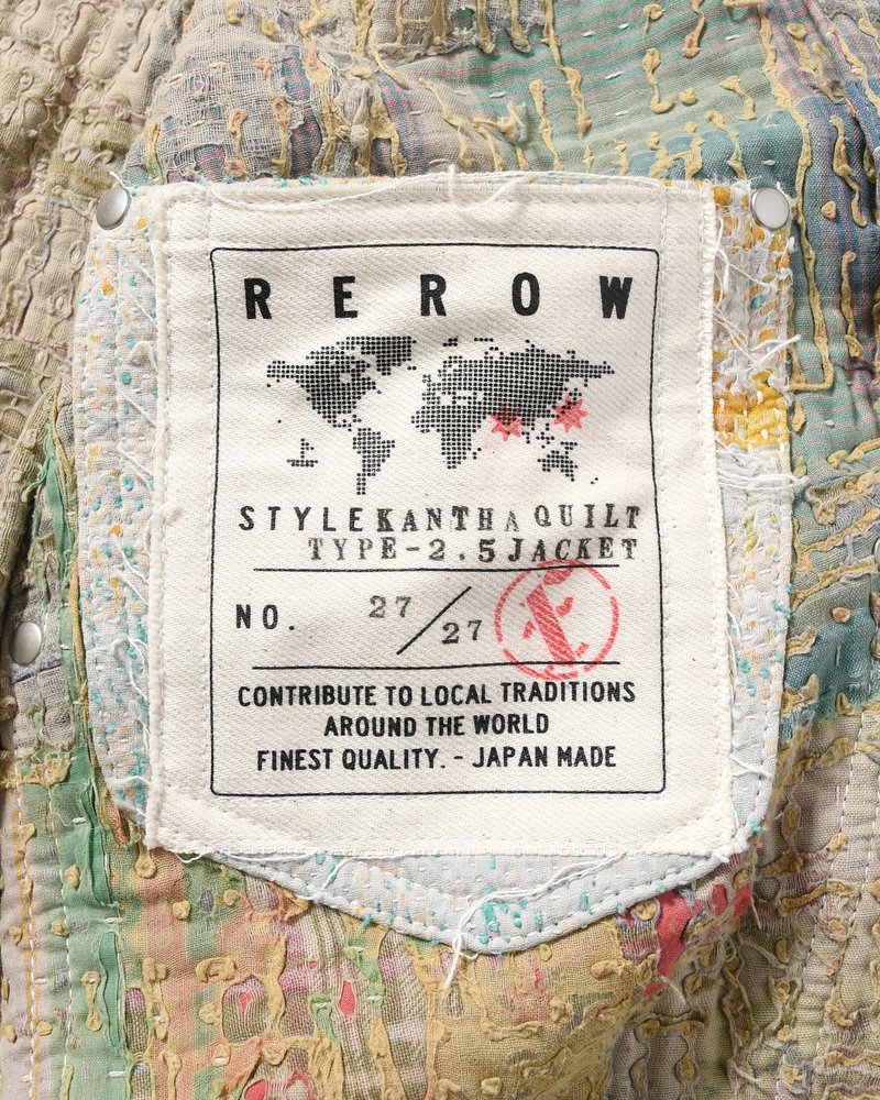 KANTHA QUILT TYPE-2.5 JACKET size:3 -TYPE:H-