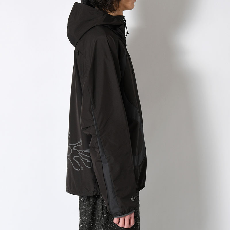 SERPENT-LINE GORE-TEX WINDBREAKER -BLACK-
