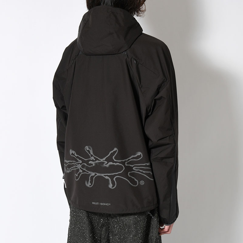 SERPENT-LINE GORE-TEX WINDBREAKER -BLACK-