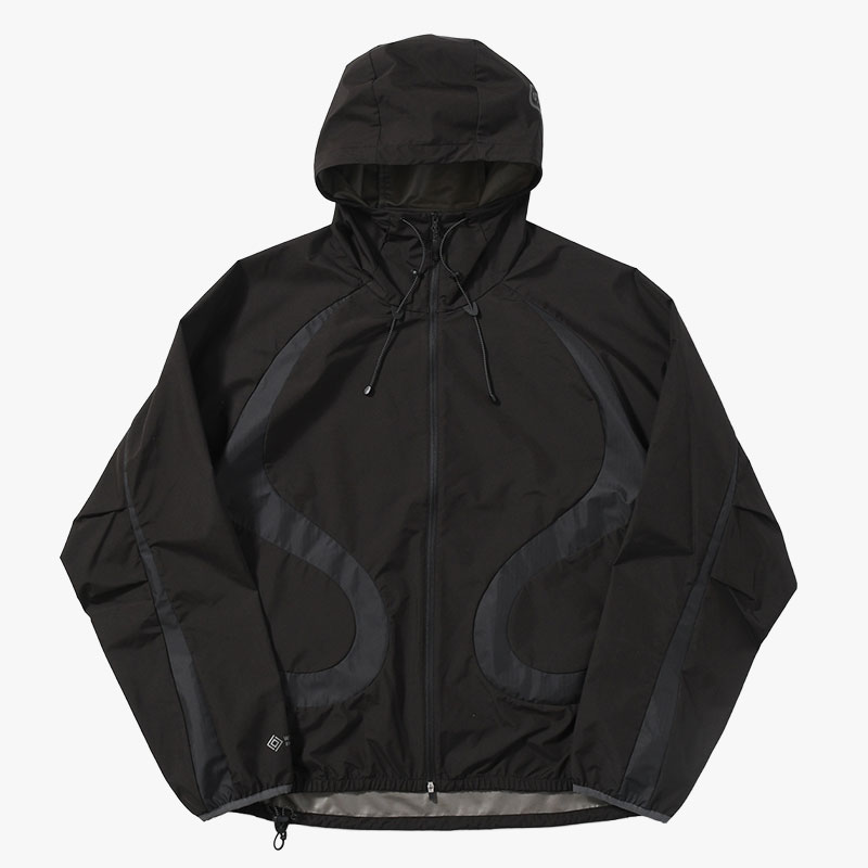 SERPENT-LINE GORE-TEX WINDBREAKER -BLACK-