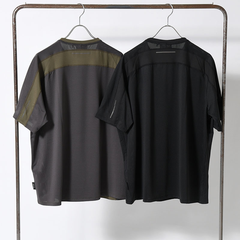 MESH PANEL HIKIN T-SHIRT -2.COLOR-