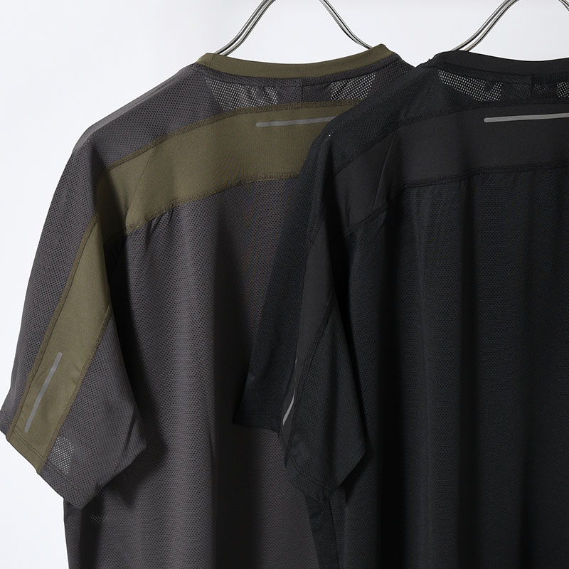 MESH PANEL HIKIN T-SHIRT -2.COLOR-