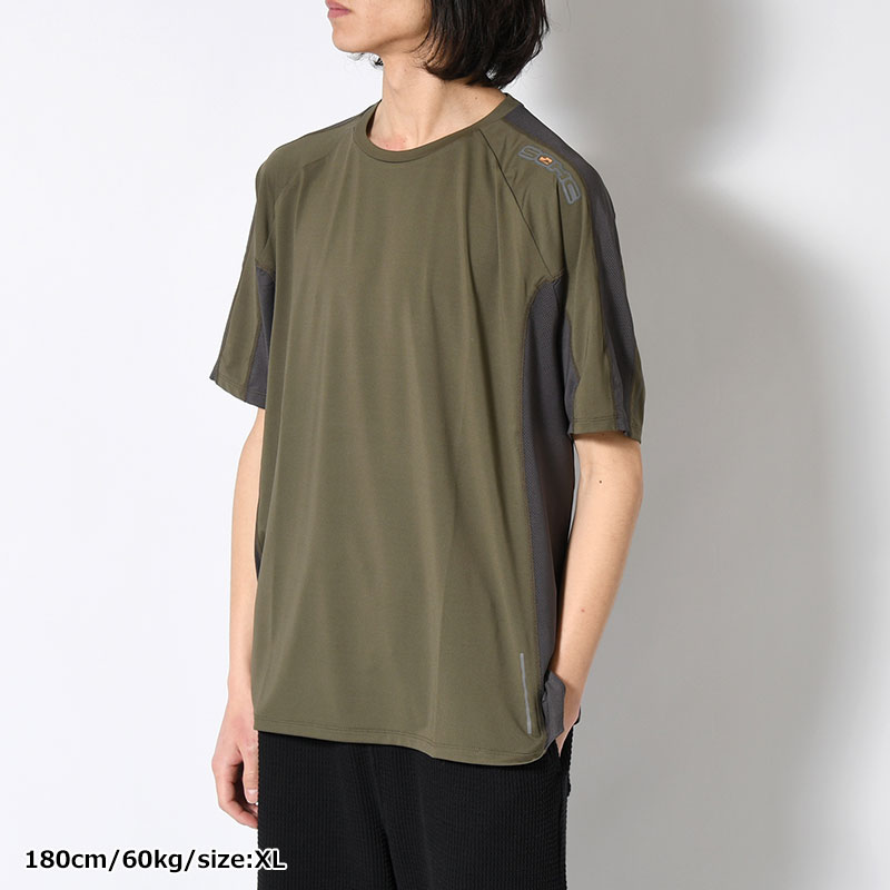 MESH PANEL HIKIN T-SHIRT -2.COLOR-