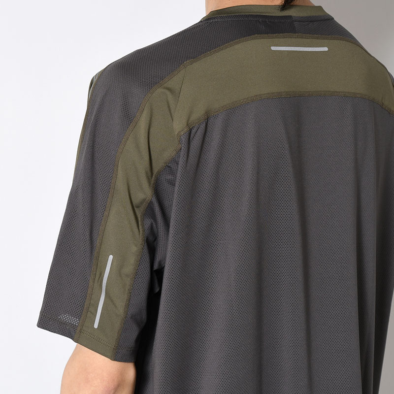 MESH PANEL HIKIN T-SHIRT -2.COLOR-