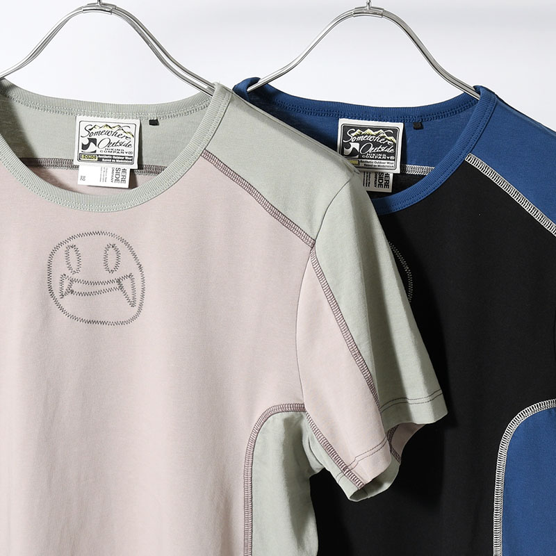 SOHC SMILE EMBROIDERY SMALL TEE -2.COLOR-