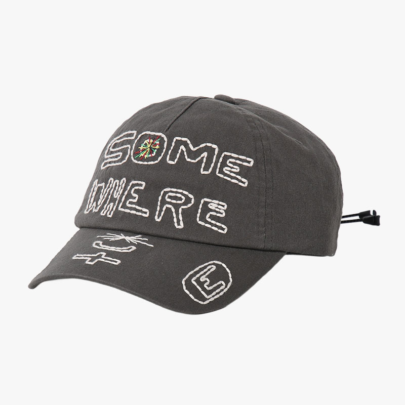 SOHC LETTERING EMBROIDERY CAP -CHARCOAL-