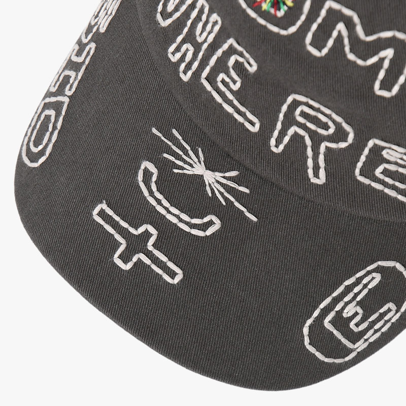 SOHC LETTERING EMBROIDERY CAP -CHARCOAL-
