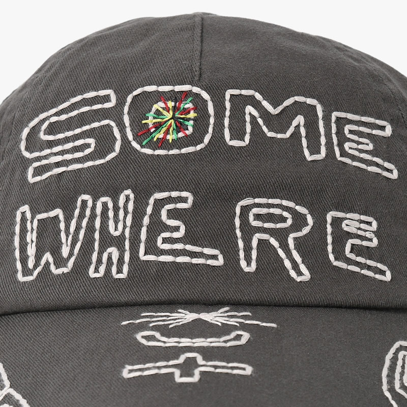 SOHC LETTERING EMBROIDERY CAP -CHARCOAL-