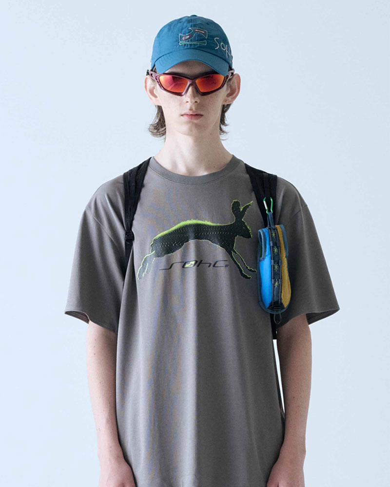 SOHC SOFT GLASSES POUCH -D/BLUE-