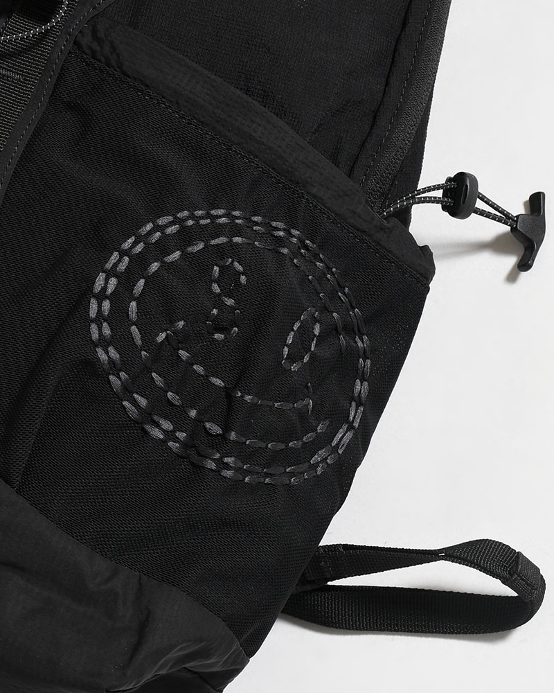 MESH POCKET DAYPACK -BLACK-