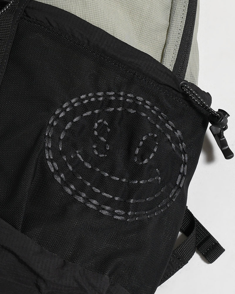 MESH POCKET DAYPACK -GREY-