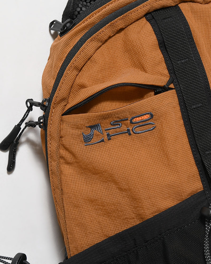 MESH POCKET DAYPACK -ORANGE-