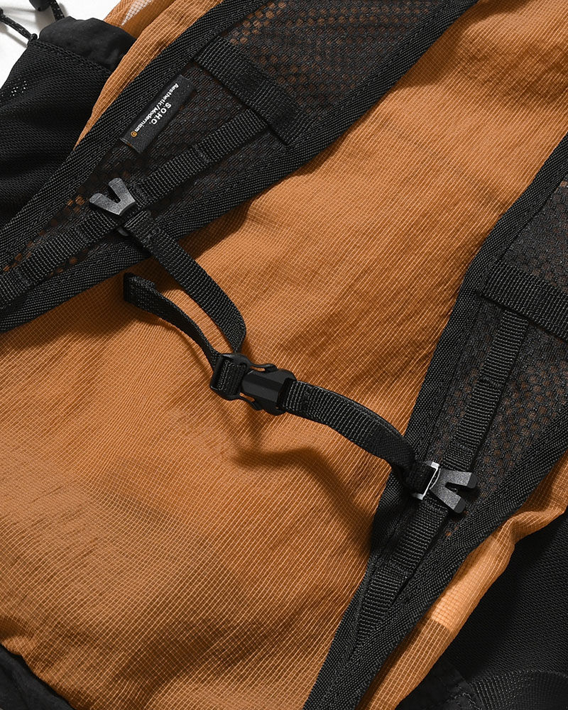 MESH POCKET DAYPACK -ORANGE-