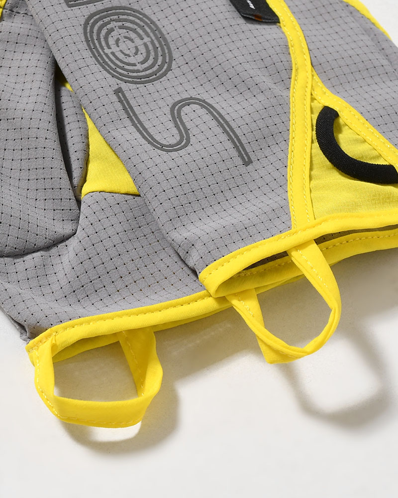 SOHC FISHIRMAN 3-FINGERLESS GLOVES -YELLOW/GREY-