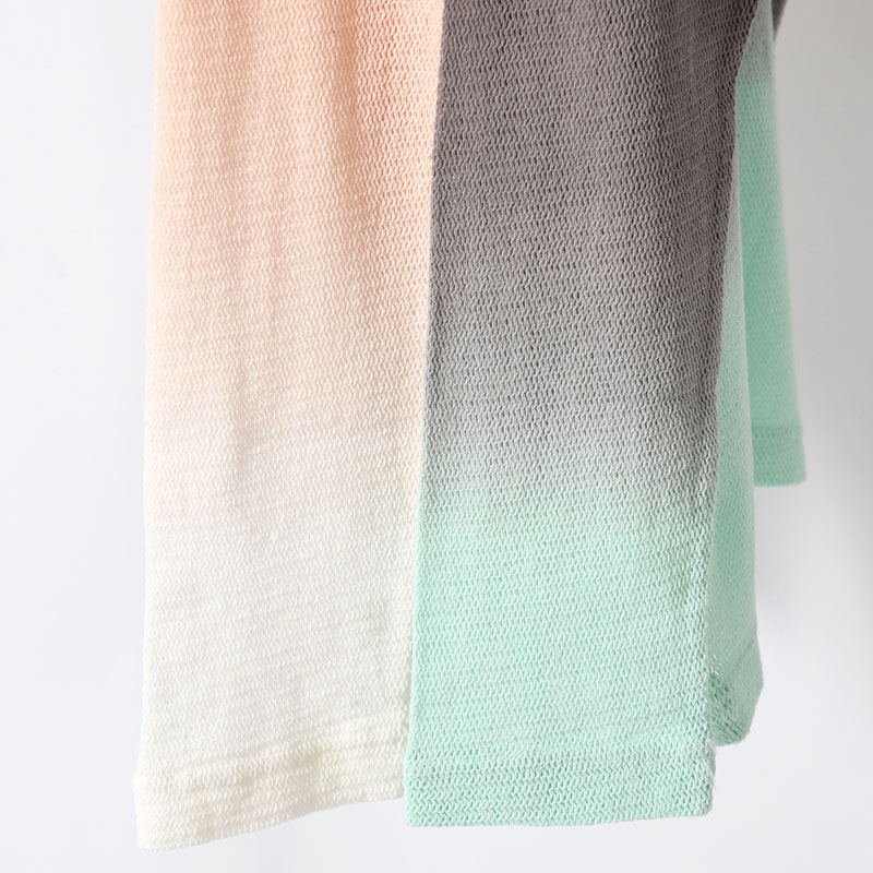 GRADATION MESH LONG TEE -2.COLOR-