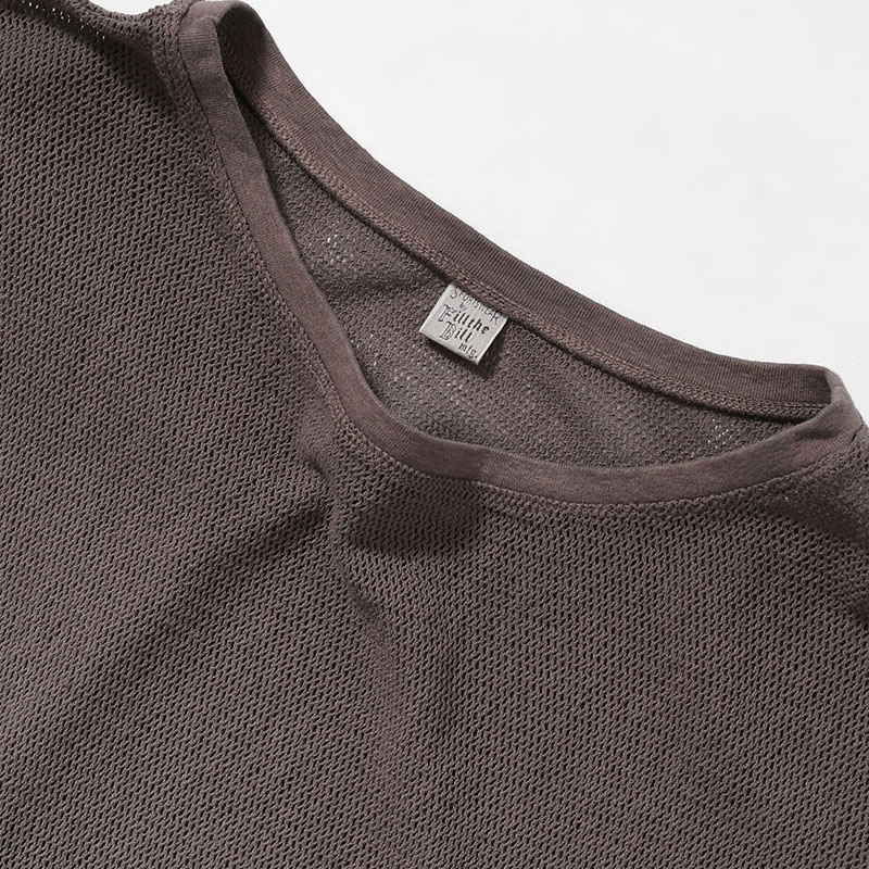 GRADATION MESH LONG TEE -2.COLOR-