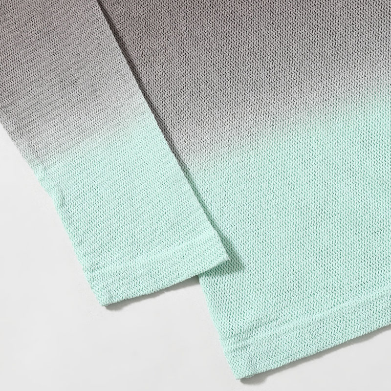 GRADATION MESH LONG TEE -2.COLOR-