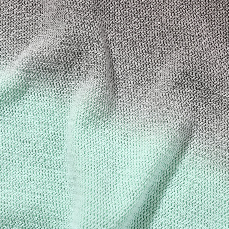 GRADATION MESH LONG TEE -2.COLOR-
