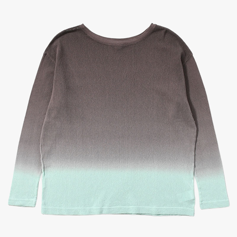 GRADATION MESH LONG TEE -2.COLOR-
