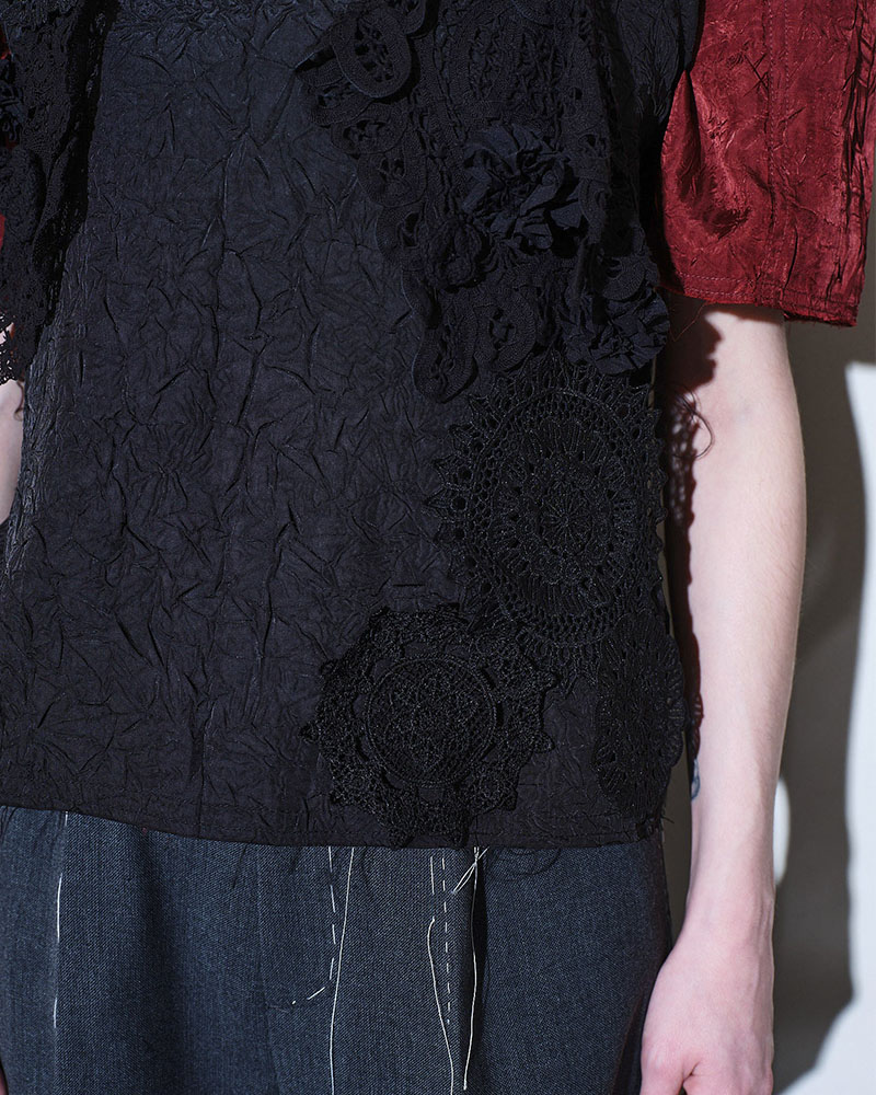 【期間限定:4/29～5/6】Darning motif tops -2.COLOR-