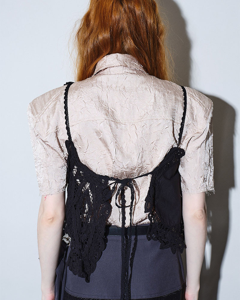 【期間限定:4/29～5/6】Doily motif camisole -2.COLOR-