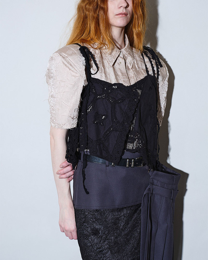 【期間限定:4/29～5/6】Doily motif camisole -2.COLOR-