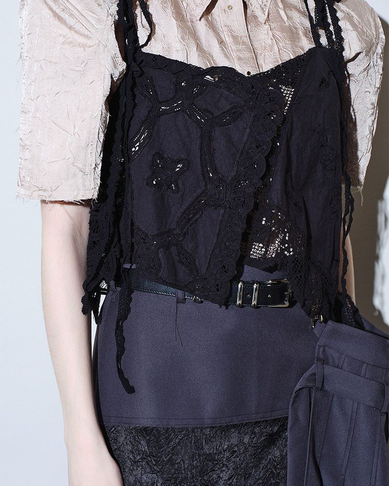 【期間限定:4/29～5/6】Doily motif camisole -2.COLOR-