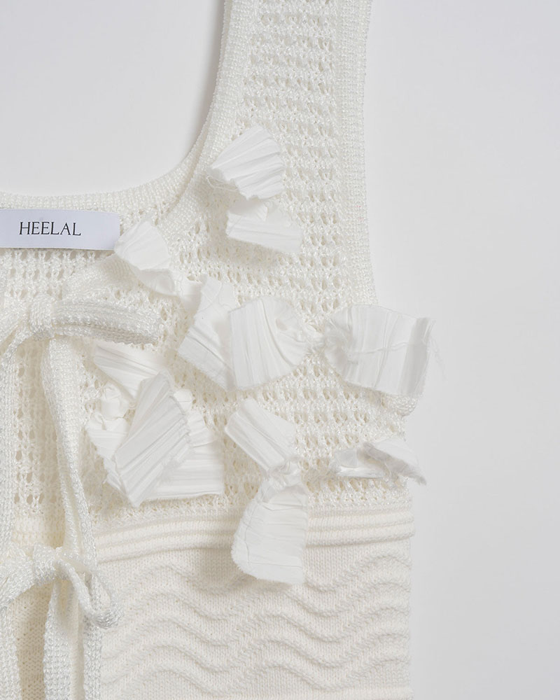 【期間限定:4/29～5/6】Spica ribbon lame knit -2.COLOR-