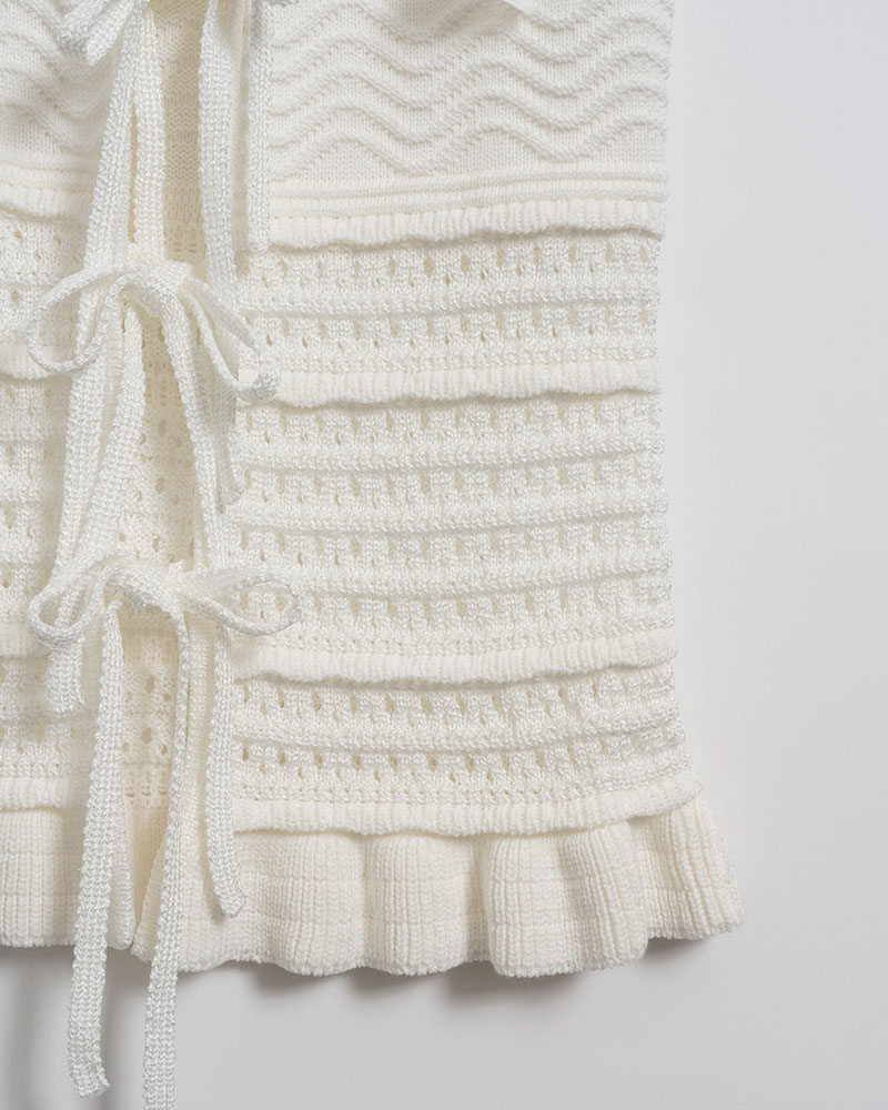 【期間限定:4/29～5/6】Spica ribbon lame knit -2.COLOR-