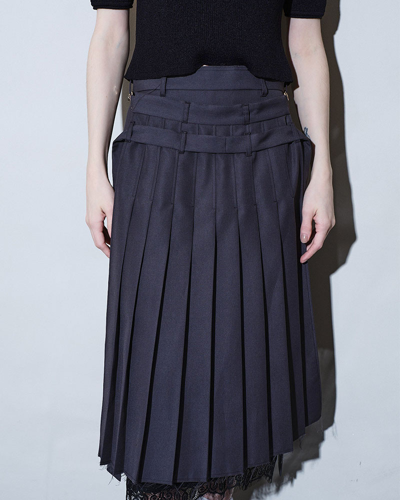 【期間限定:4/29～5/6】Masquerade pleats skirt -2.COLOR-