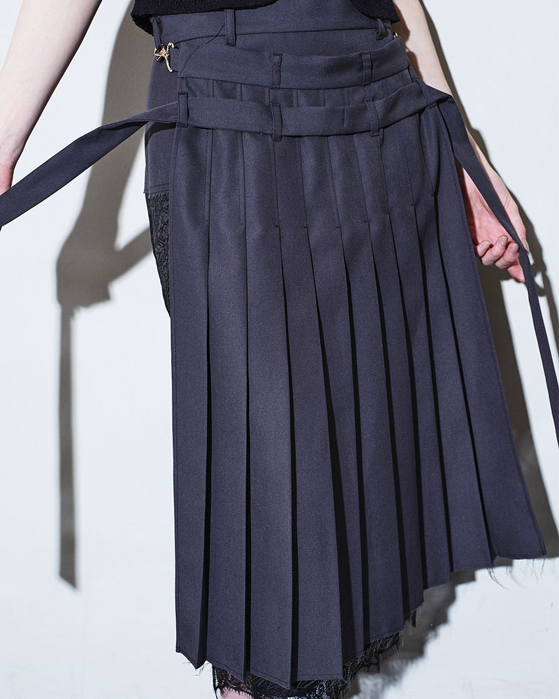 【期間限定:4/29～5/6】Masquerade pleats skirt -2.COLOR-