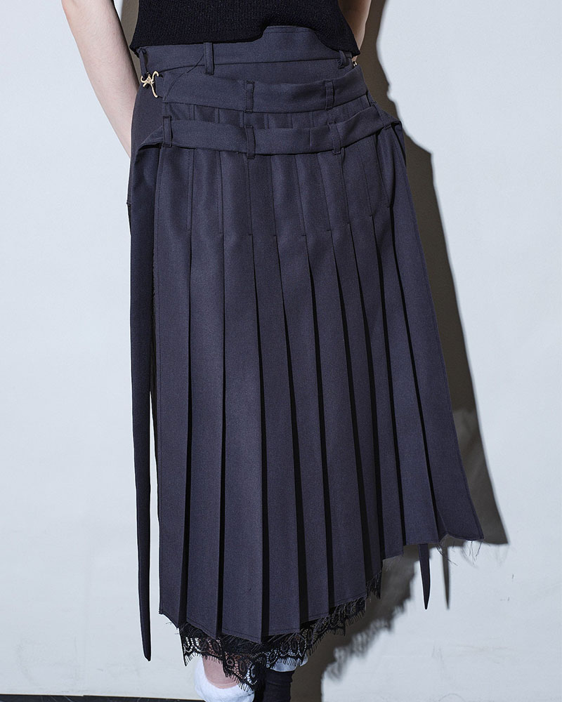 【期間限定:4/29～5/6】Masquerade pleats skirt -2.COLOR-