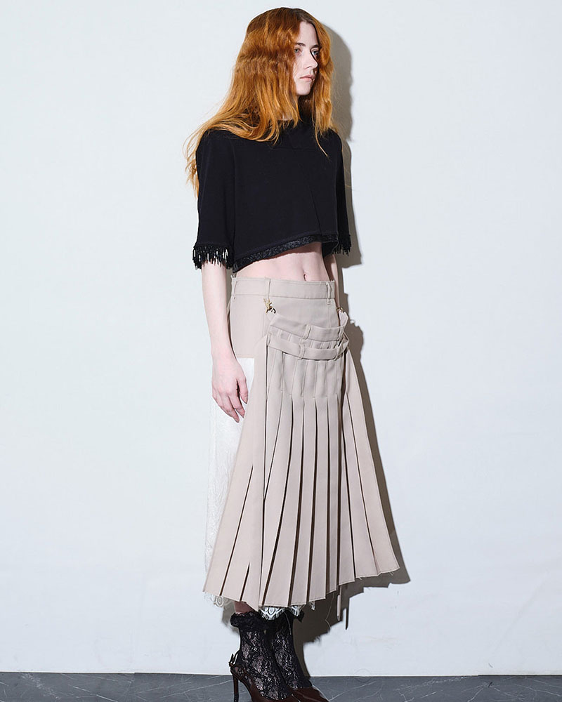 【期間限定:4/29～5/6】Masquerade pleats skirt -2.COLOR-