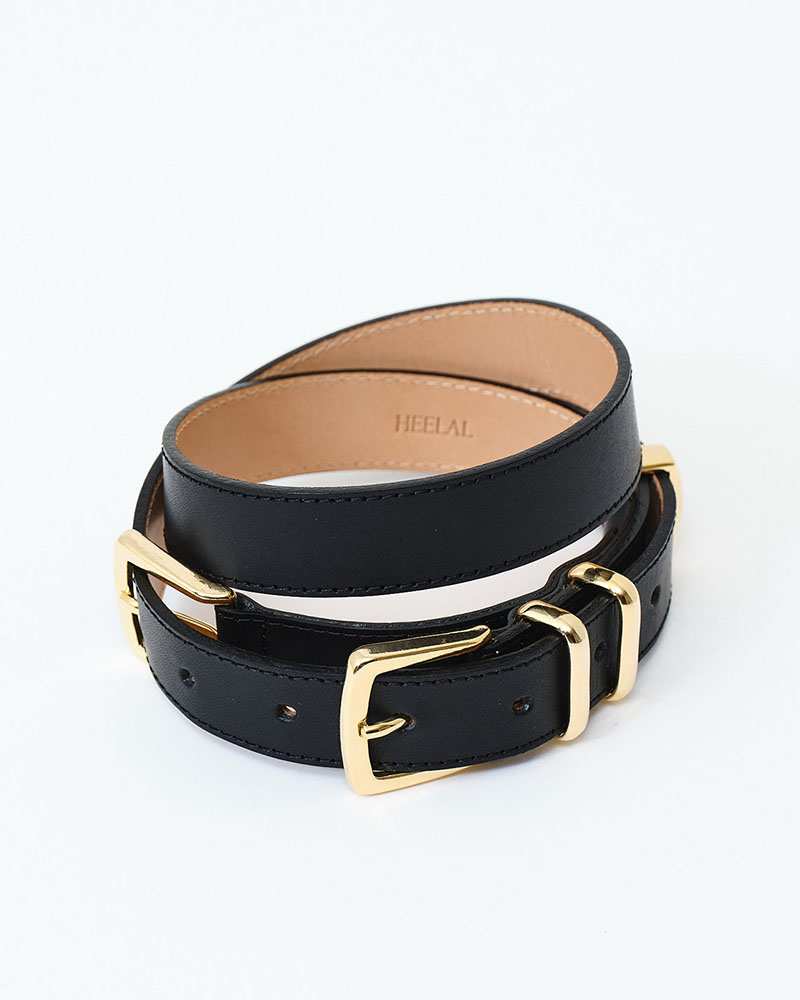 【期間限定:4/29～5/6】Double Clasp Leather Belt -2.COLOR-