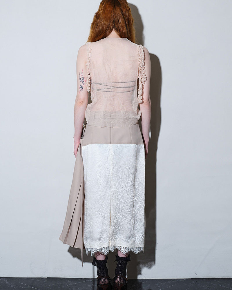 【期間限定:4/29～5/6】Washer eternal frill blouse -2.COLOR-