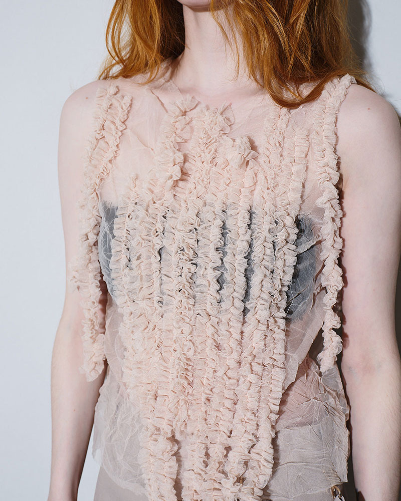 【期間限定:4/29～5/6】Washer eternal frill blouse -2.COLOR-