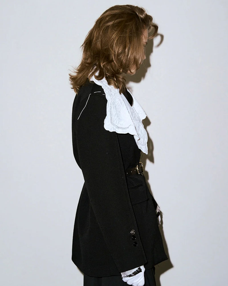 CATHERINE EMBROIDERY JKT -BLACK-