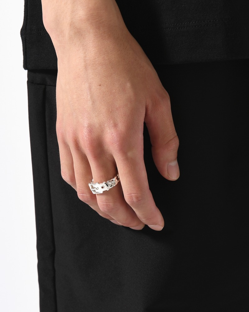 VICTORIAN BUCKLE RING -SILVER-