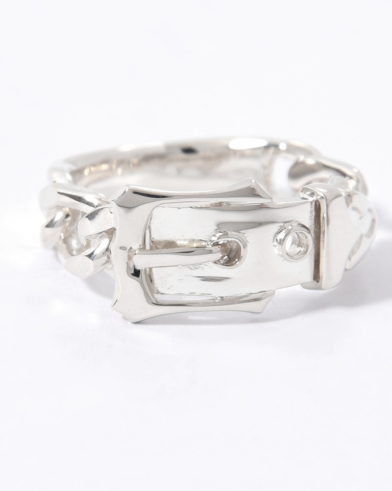 VICTORIAN BUCKLE RING -SILVER-