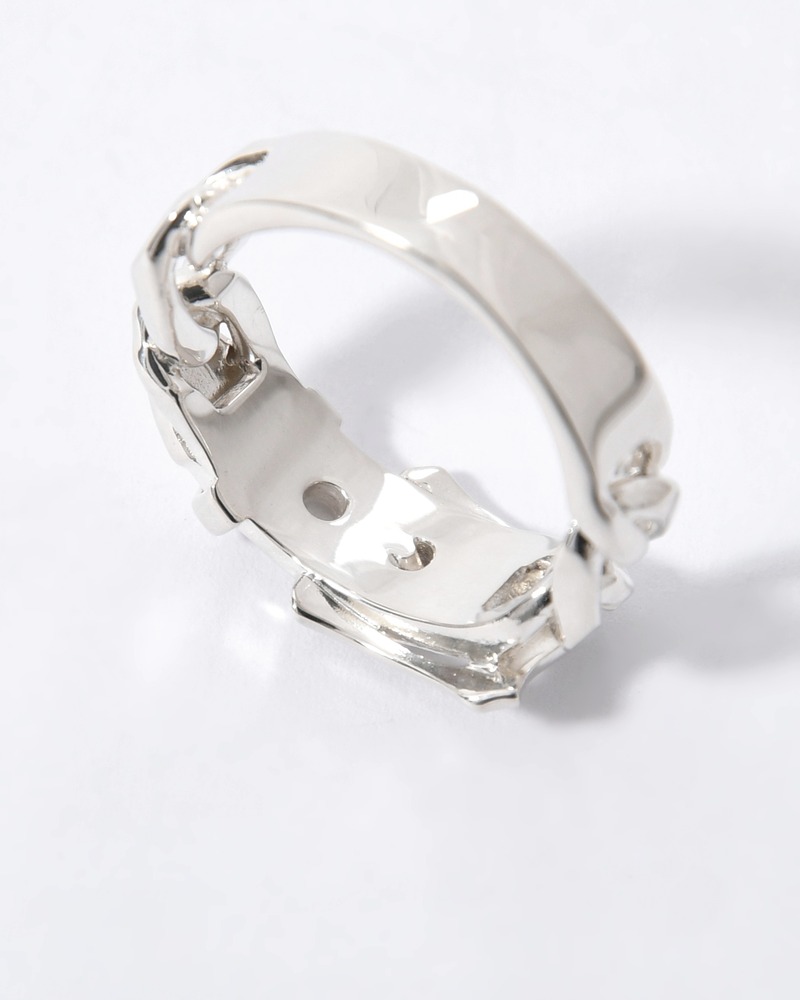 VICTORIAN BUCKLE RING -SILVER-