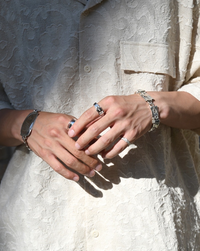 VICTORIAN BUCKLE RING -SILVER-