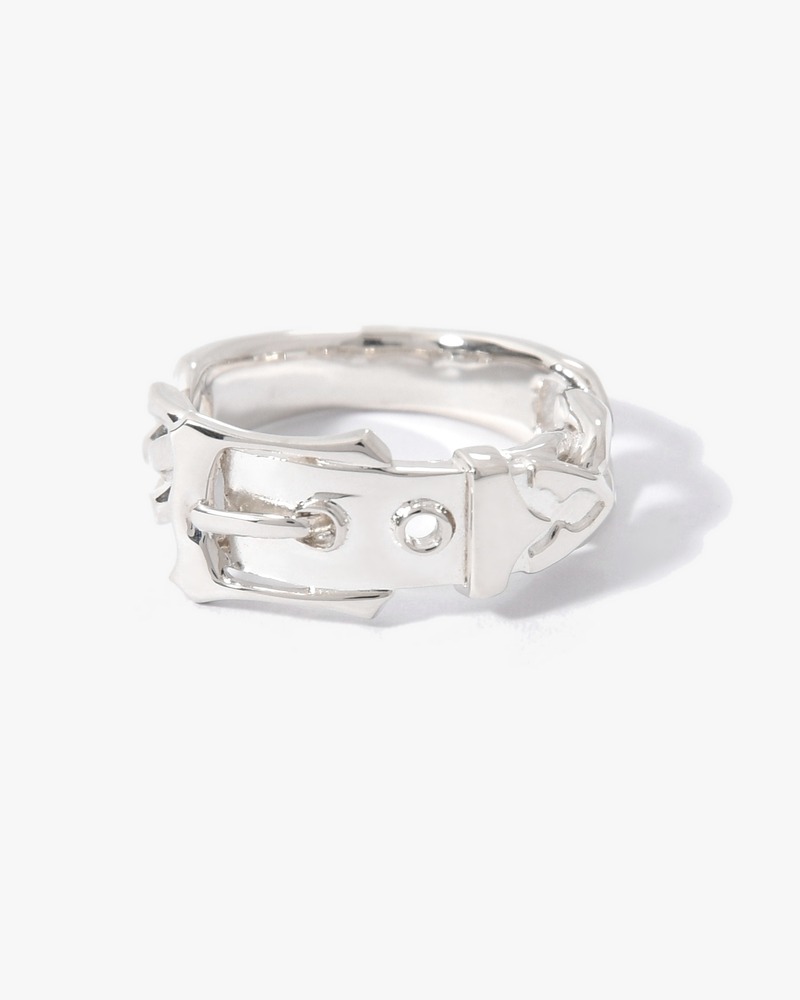 VICTORIAN BUCKLE RING -SILVER-