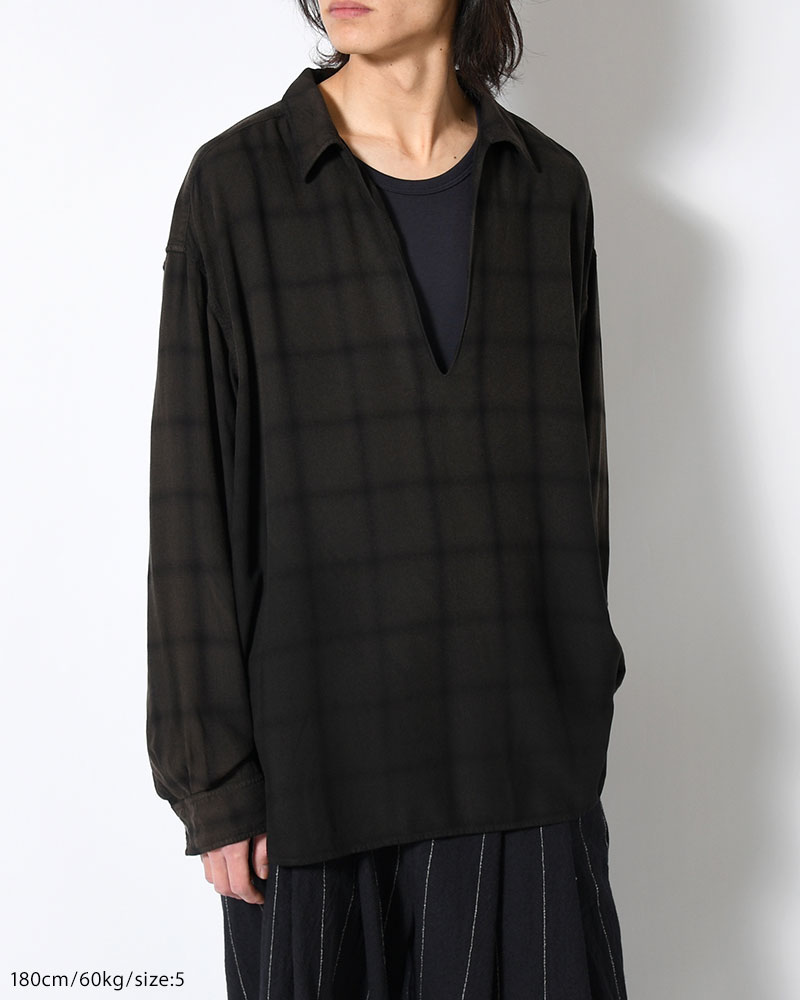 SKIPPER SHIRT -BLACK-