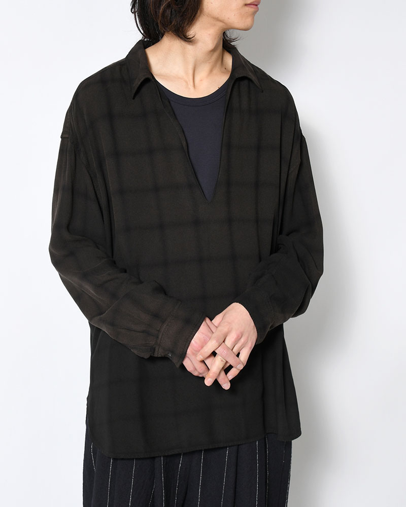 SKIPPER SHIRT -BLACK-
