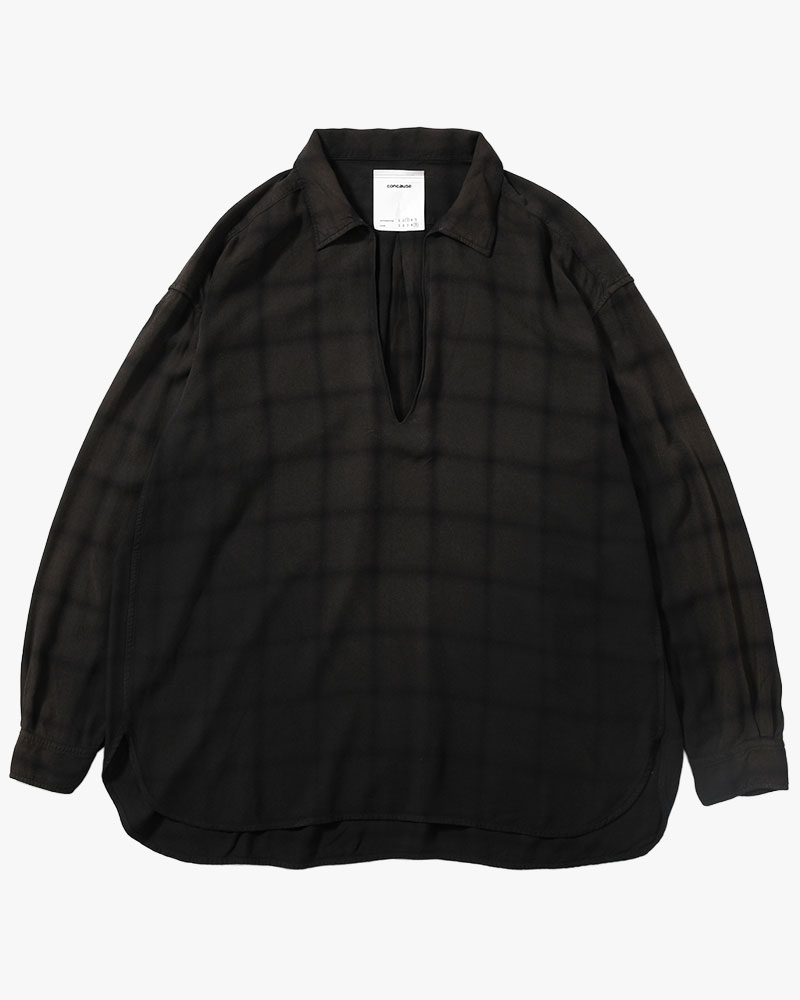 SKIPPER SHIRT -BLACK-
