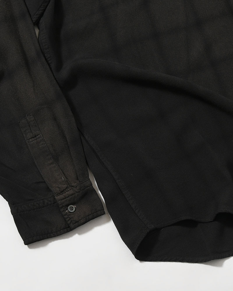CHECK SHIRT -BLACK-
